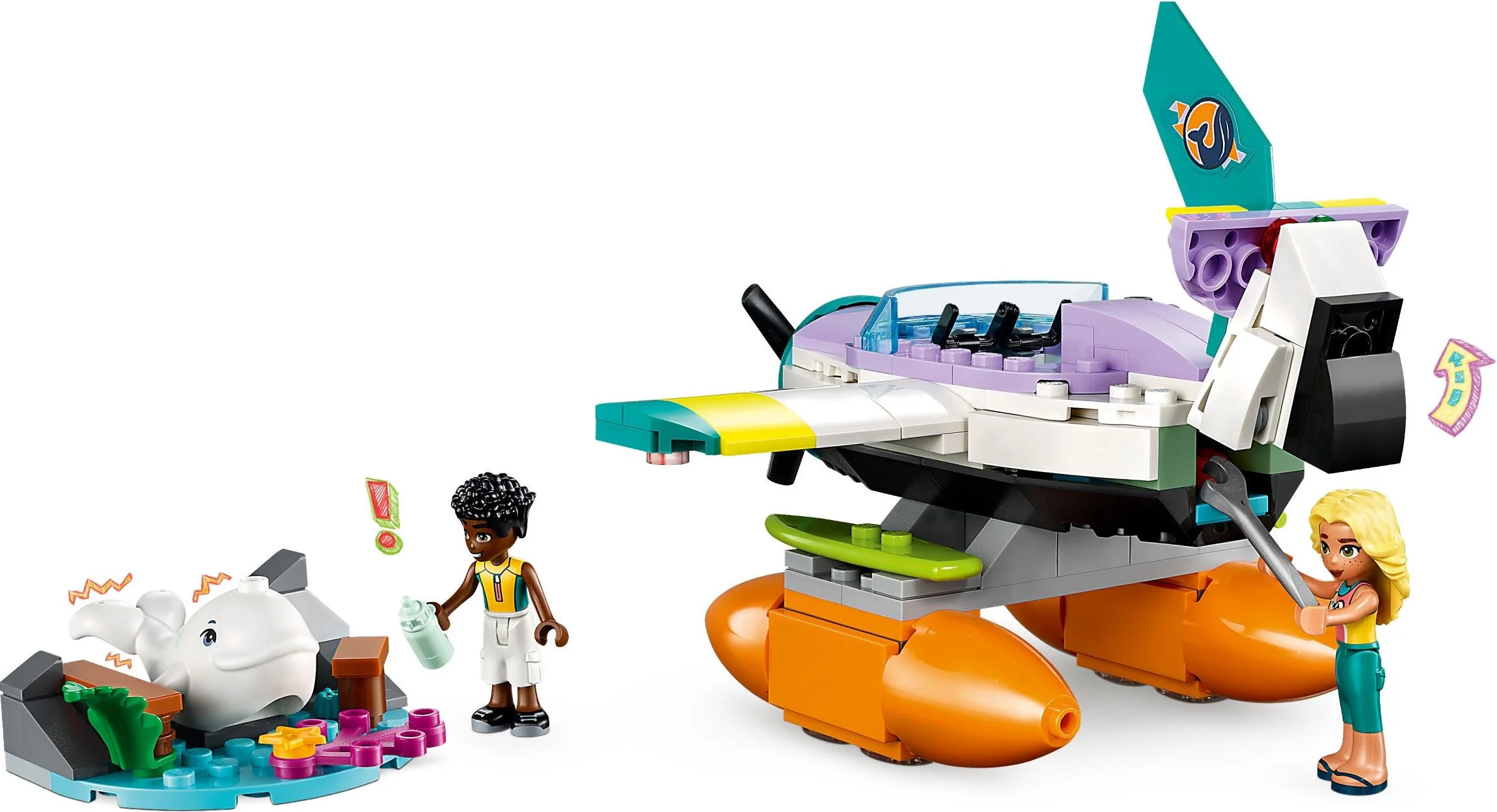 Rescue aircraft at sea 乐高 LEGO 41752 image 2