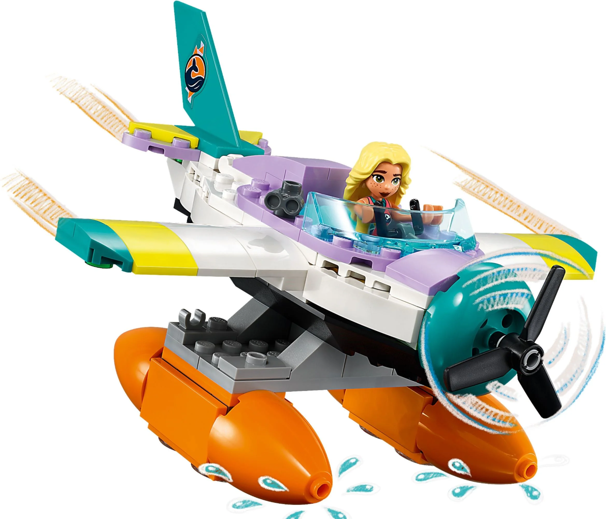 Rescue aircraft at sea 乐高 LEGO 41752 image 3