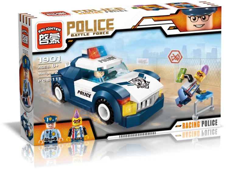 Police: SWAT pursuit 启蒙 QMAN/ENLIGHTEN/Keeppley 1901 image 4