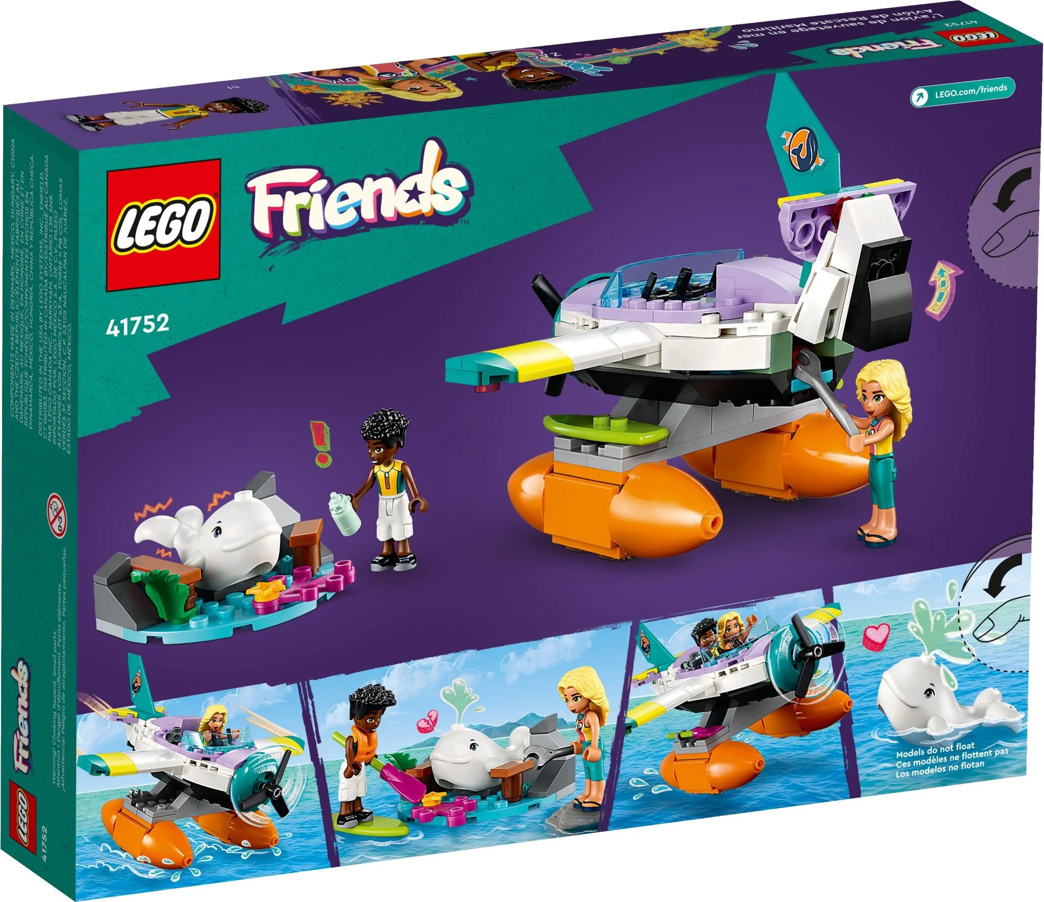 Rescue aircraft at sea 乐高 LEGO 41752 image 5