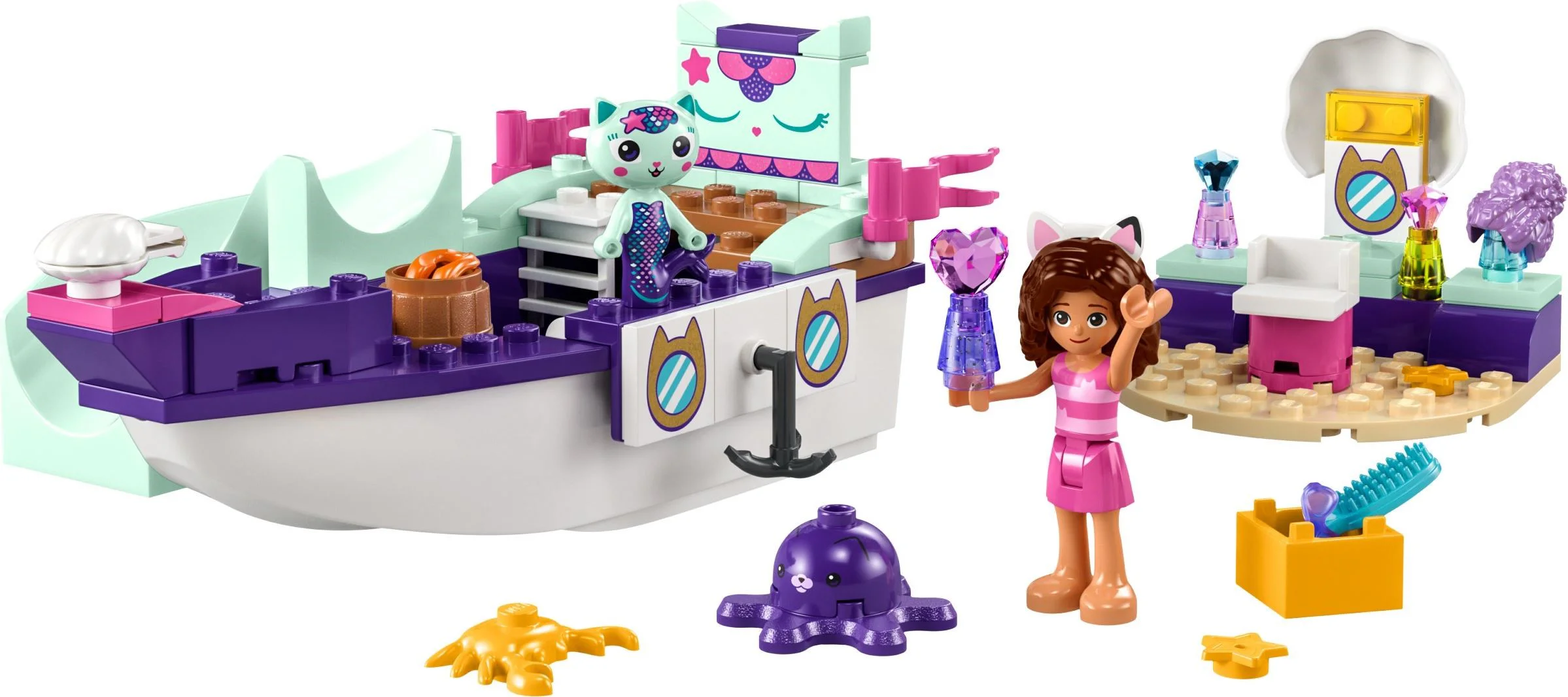 Gaby's dollhouse: Gaby's yacht with the mermaid 乐高 LEGO 10786