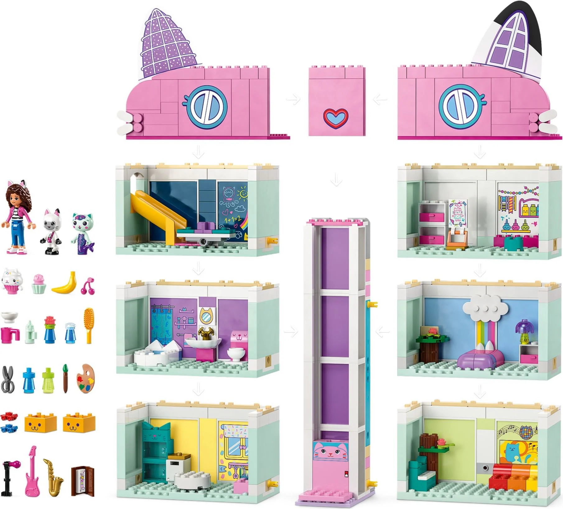Gaby's dollhouse 乐高 LEGO 10788 image 3
