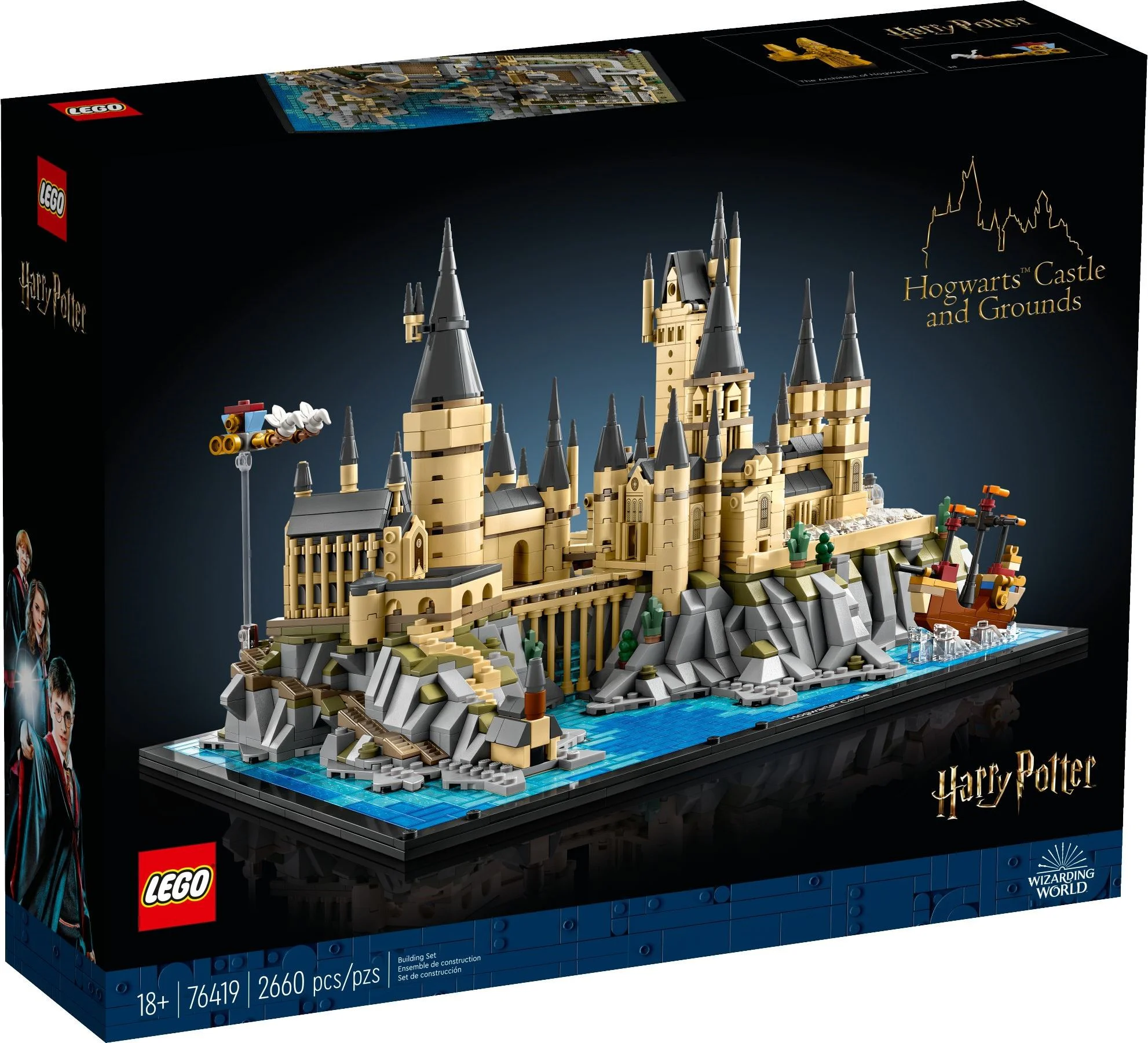 Hogwarts Castle and Courtyard 杰星 JIESTAR 88020 image 1