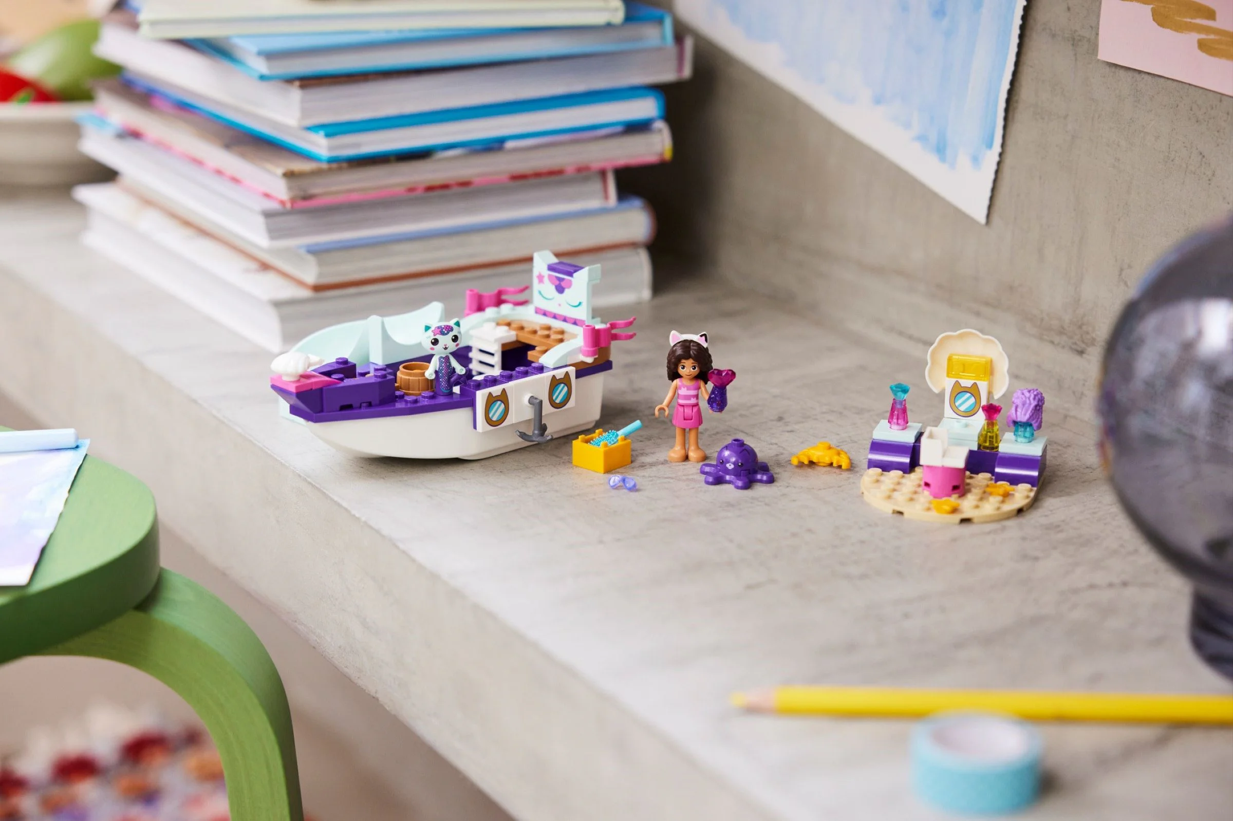Gaby's dollhouse: Gaby's yacht with the mermaid 乐高 LEGO 10786 image 7