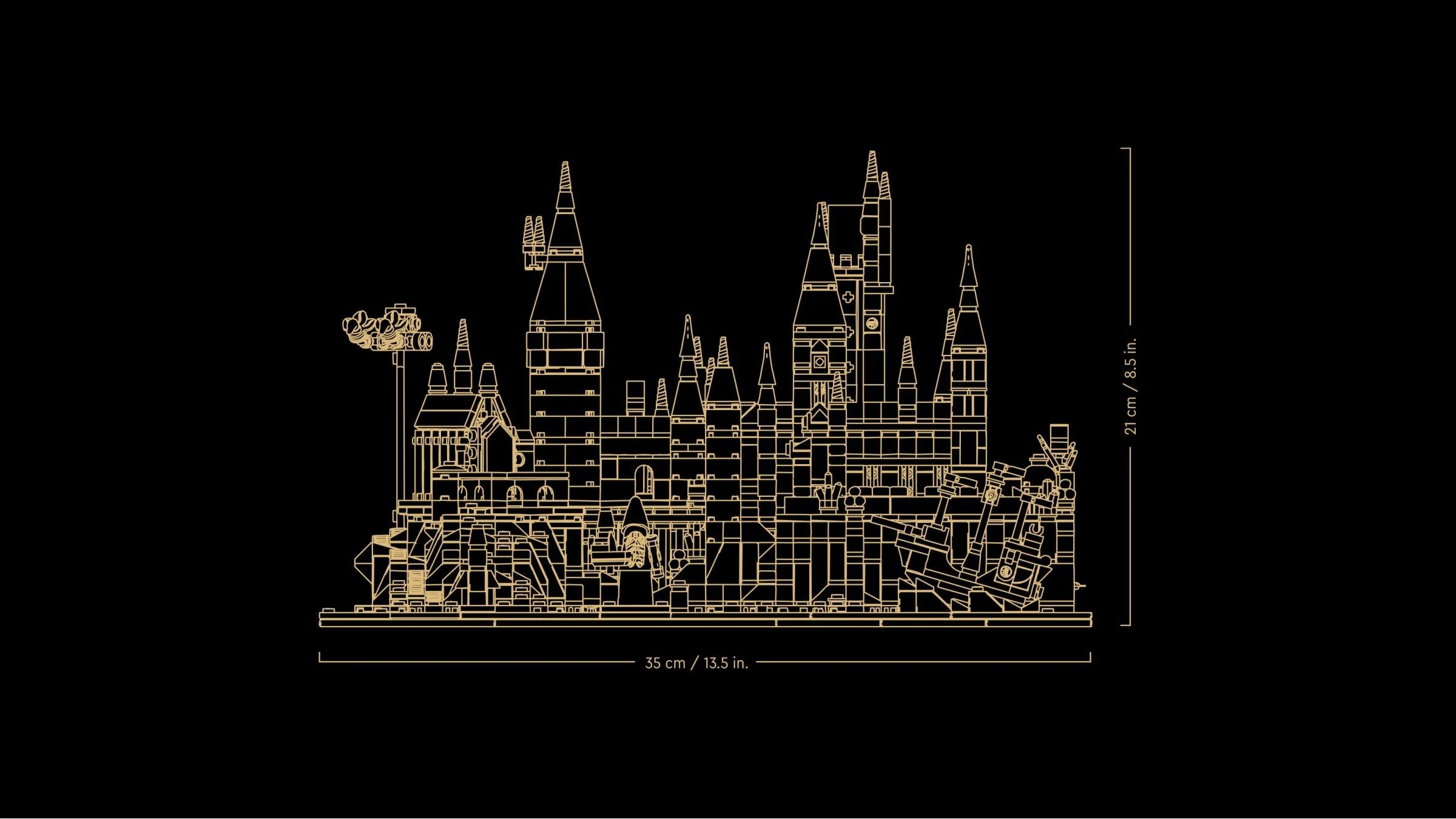 Hogwarts Castle and Courtyard 杰星 JIESTAR 88020 image 5