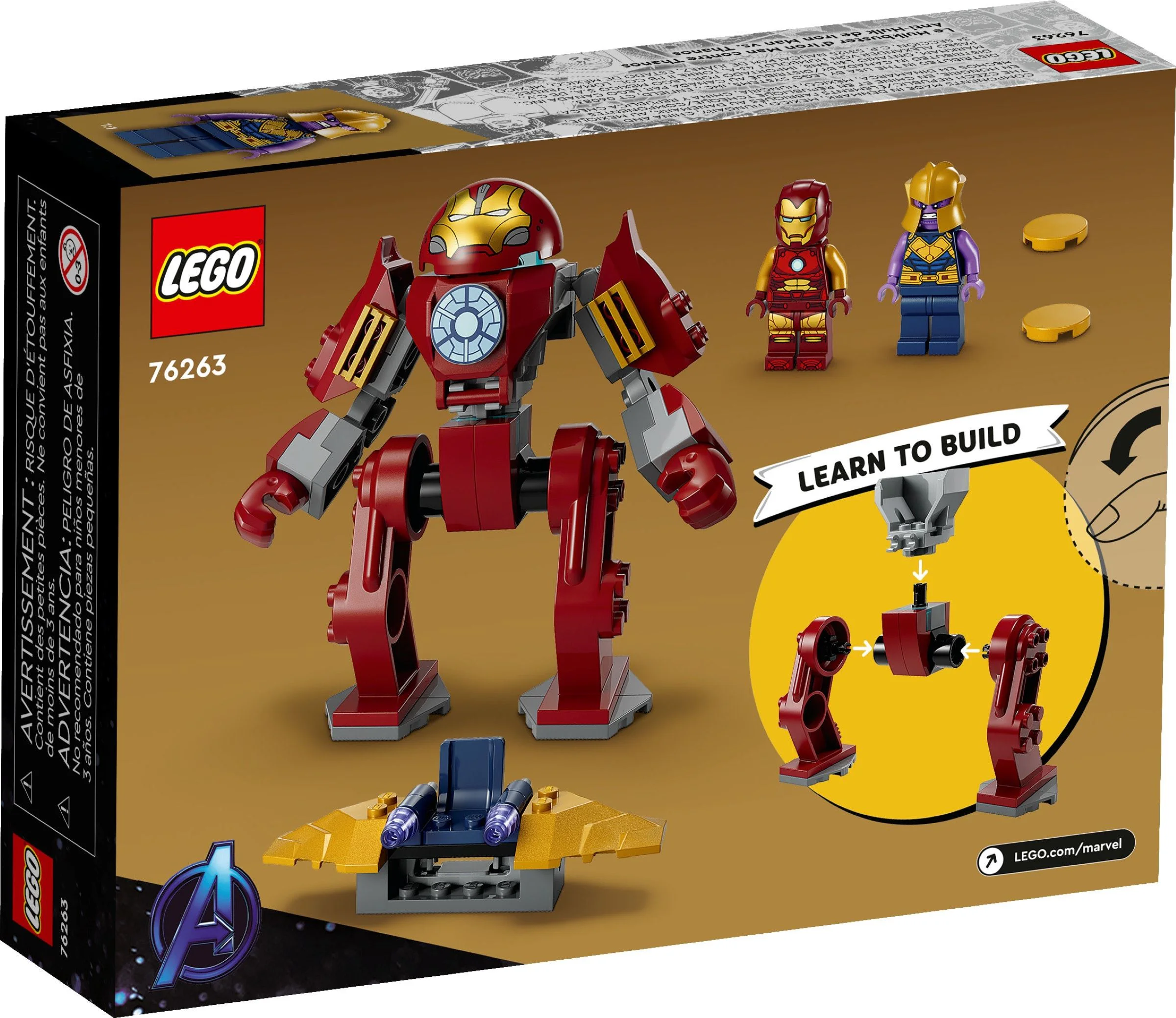 Alliance of Avengers: The Endless War: Iron Man Anti-Hulk Armour Demolition 乐高 LEGO 76263 image 1