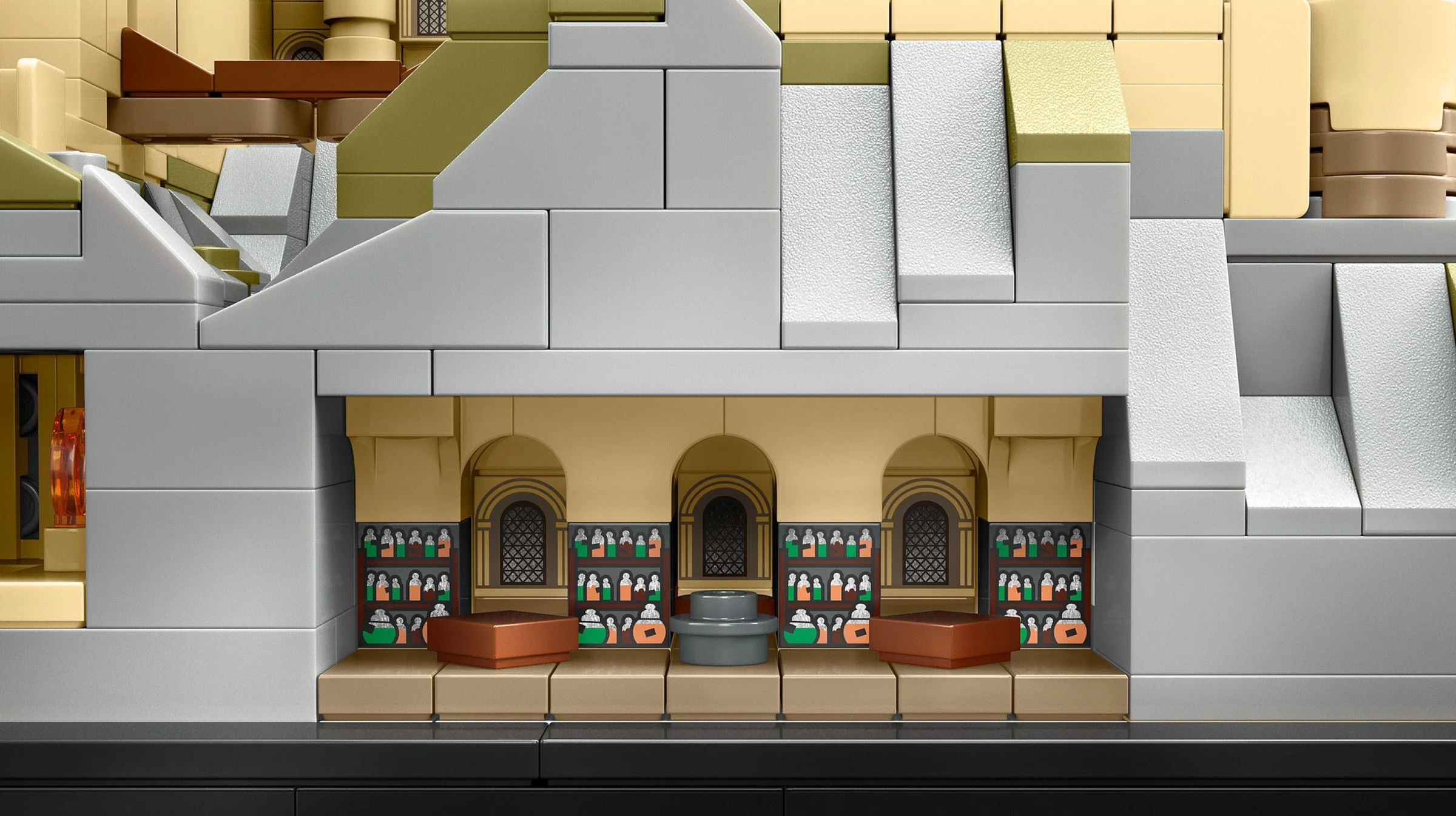 Hogwarts Castle and Courtyard 杰星 JIESTAR 88020 image 11