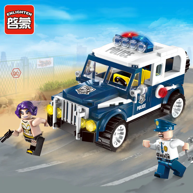 Police: pursuit of fugitives 启蒙 QMAN/ENLIGHTEN/Keeppley 1906 image 1