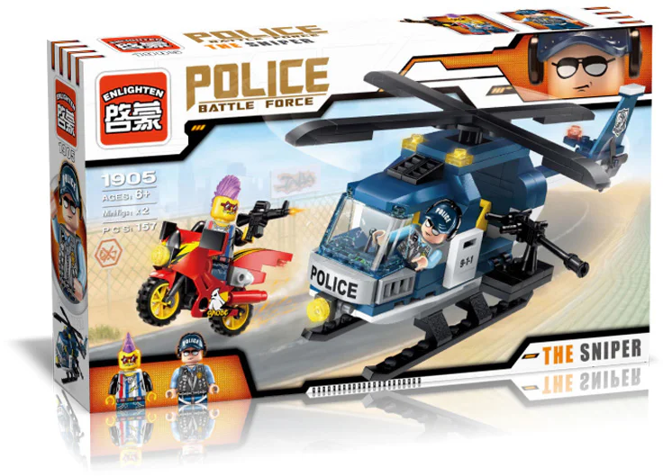 Police: Thunder sniper 启蒙 QMAN/ENLIGHTEN/Keeppley 1905 image 4