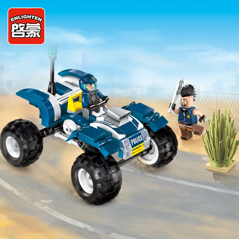 Police: Patrol attack 启蒙 QMAN/ENLIGHTEN/Keeppley 1908 image 1