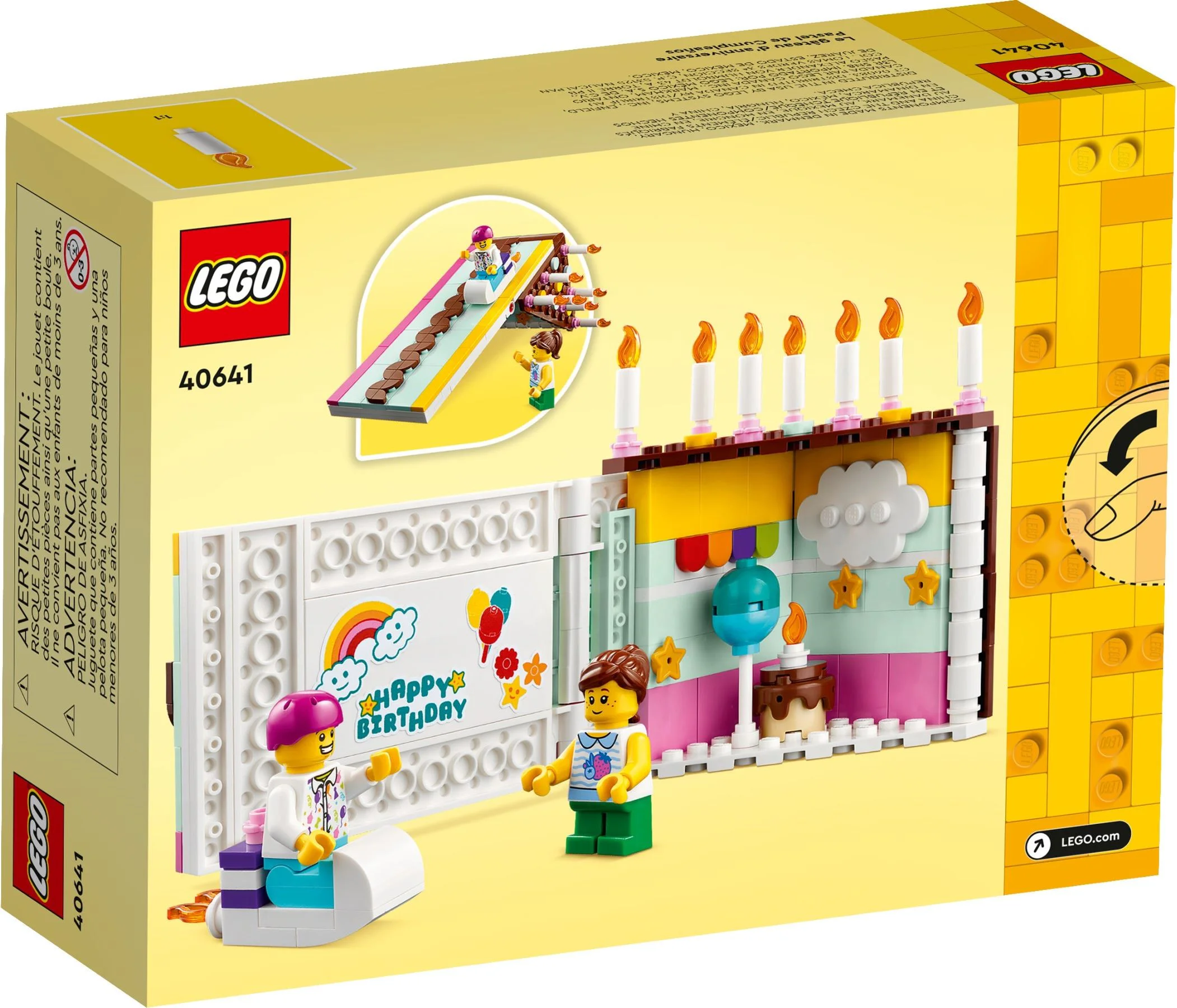 Happy birthday cake 乐高 LEGO 40641 image 2