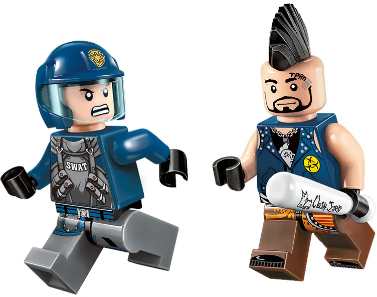 Police: Patrol attack 启蒙 QMAN/ENLIGHTEN/Keeppley 1908 image 3