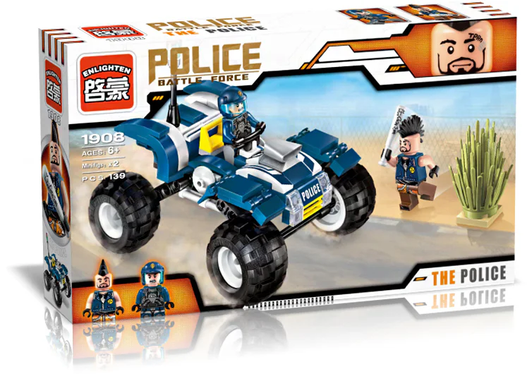 Police: Patrol attack 启蒙 QMAN/ENLIGHTEN/Keeppley 1908 image 4