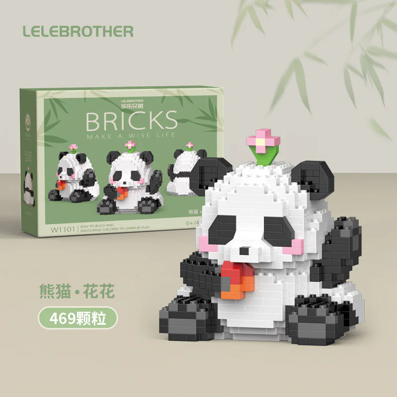 The panda flower has refused 乐乐兄弟LELE BROTHER W1101 image 1