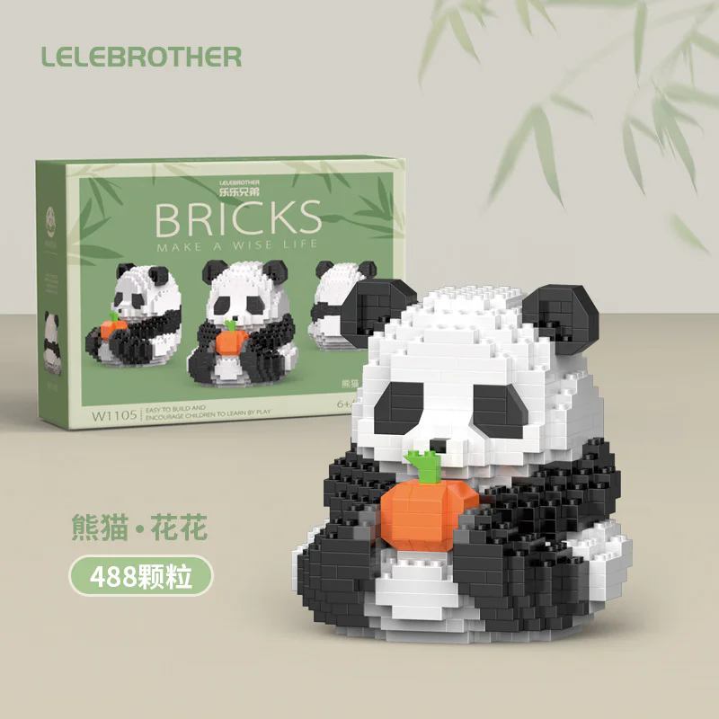 Panda flowers for pumpkins 乐乐兄弟LELE BROTHER W1105 image 1