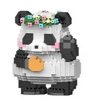 Panda flower says hi