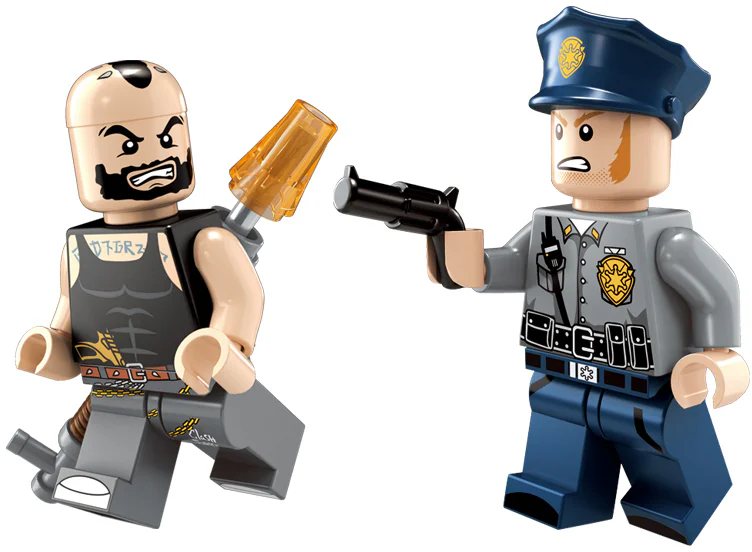 Police: Detectives attack 启蒙 QMAN/ENLIGHTEN/Keeppley 1910 image 3