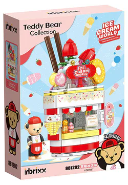 Teddy Bear: Strawberry ice cream