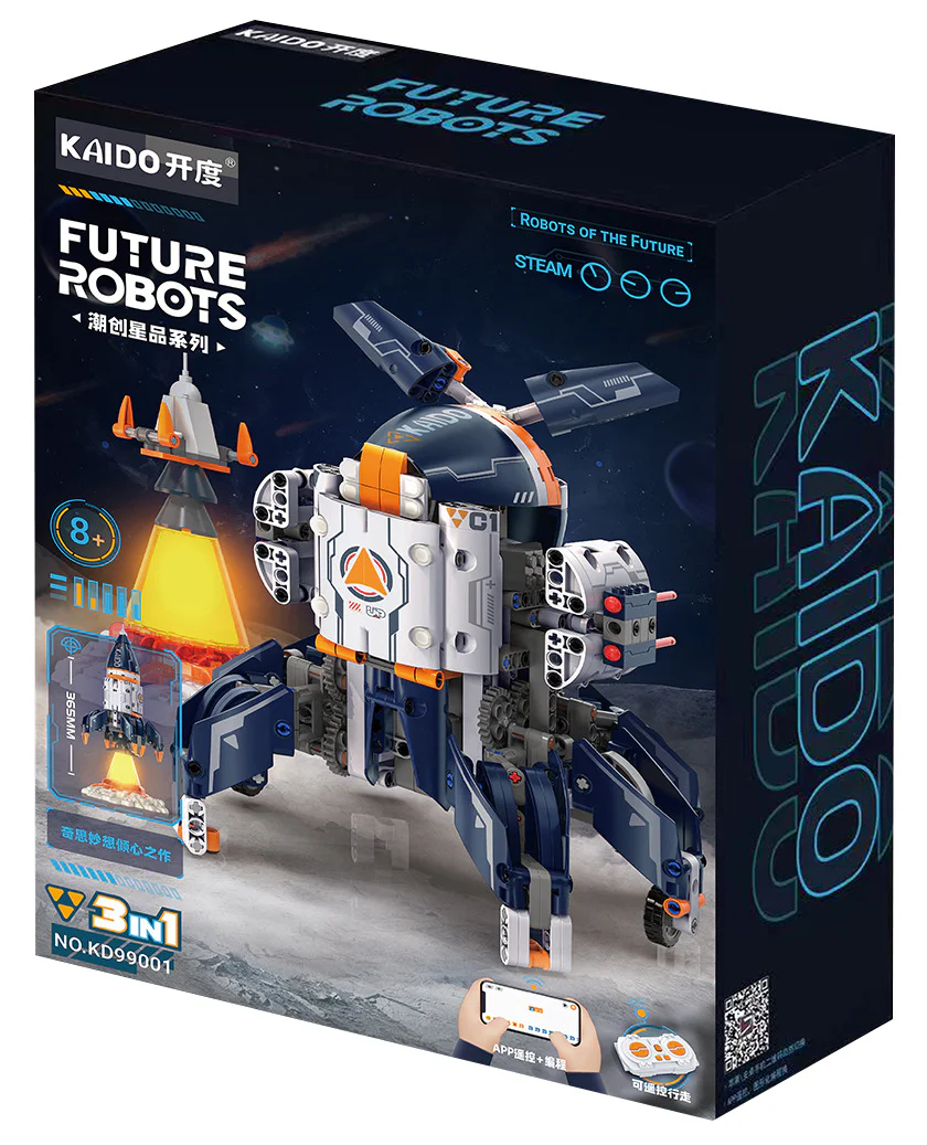 3IN1, ROCKET, ROBOT, BASE 开智 KAZI/高博乐 GBL KD99001 image 1
