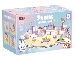 Pink Evelyn, bedroom