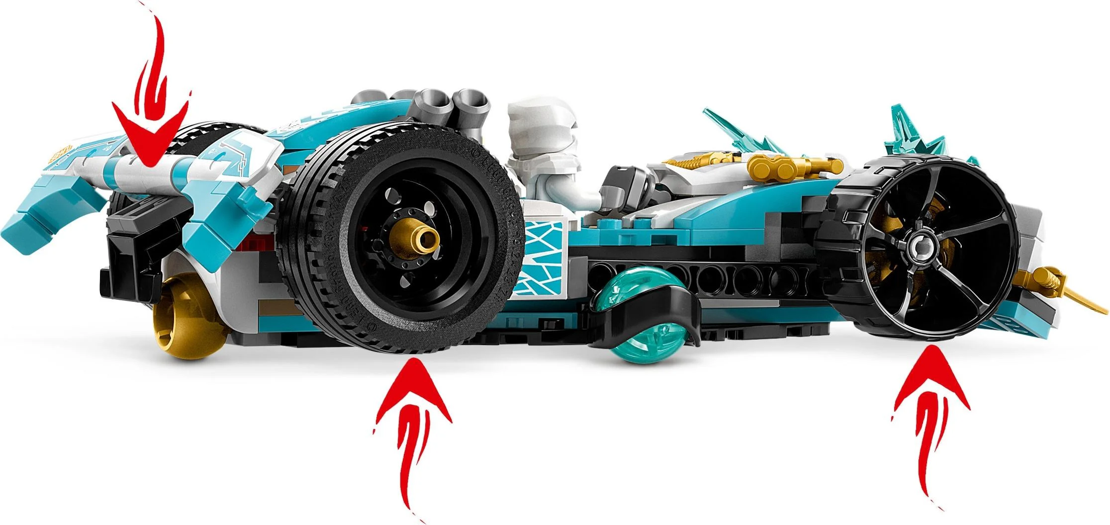♪ The Dragon Power Mirage Race ♪ 乐高 LEGO 71791 image 4