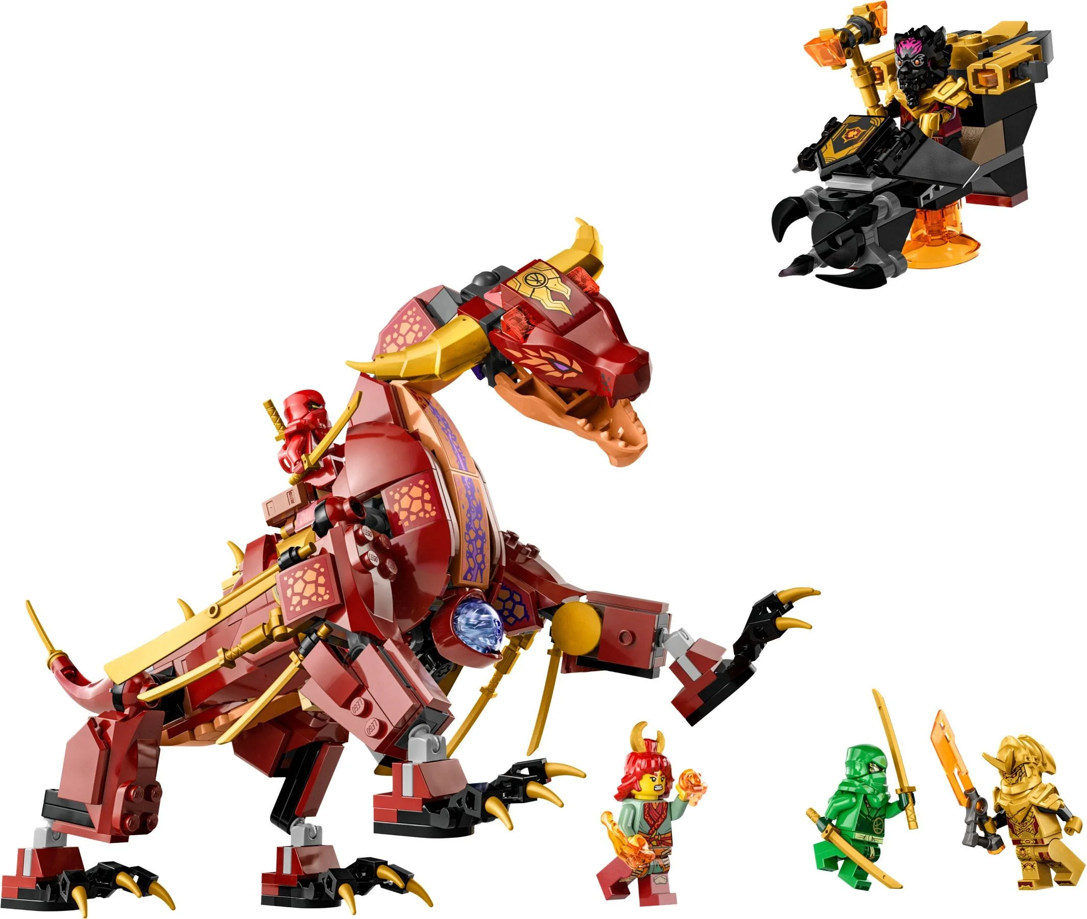 Thermal wave transforms the lava 乐高 LEGO 71793