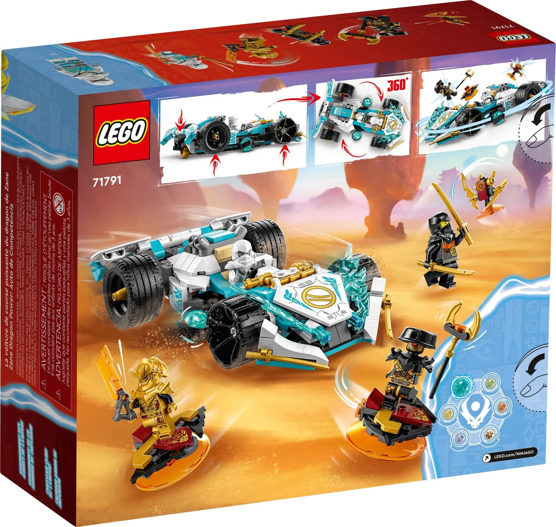 ♪ The Dragon Power Mirage Race ♪ 乐高 LEGO 71791 image 6