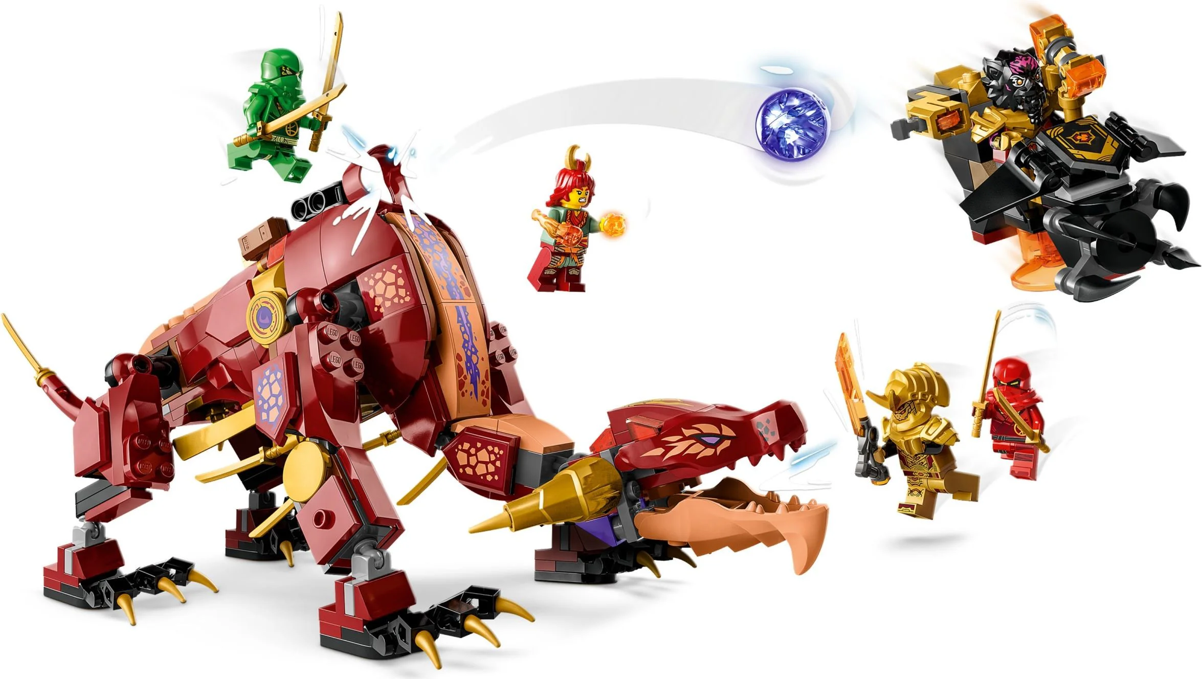 Thermal wave transforms the lava 乐高 LEGO 71793 image 1