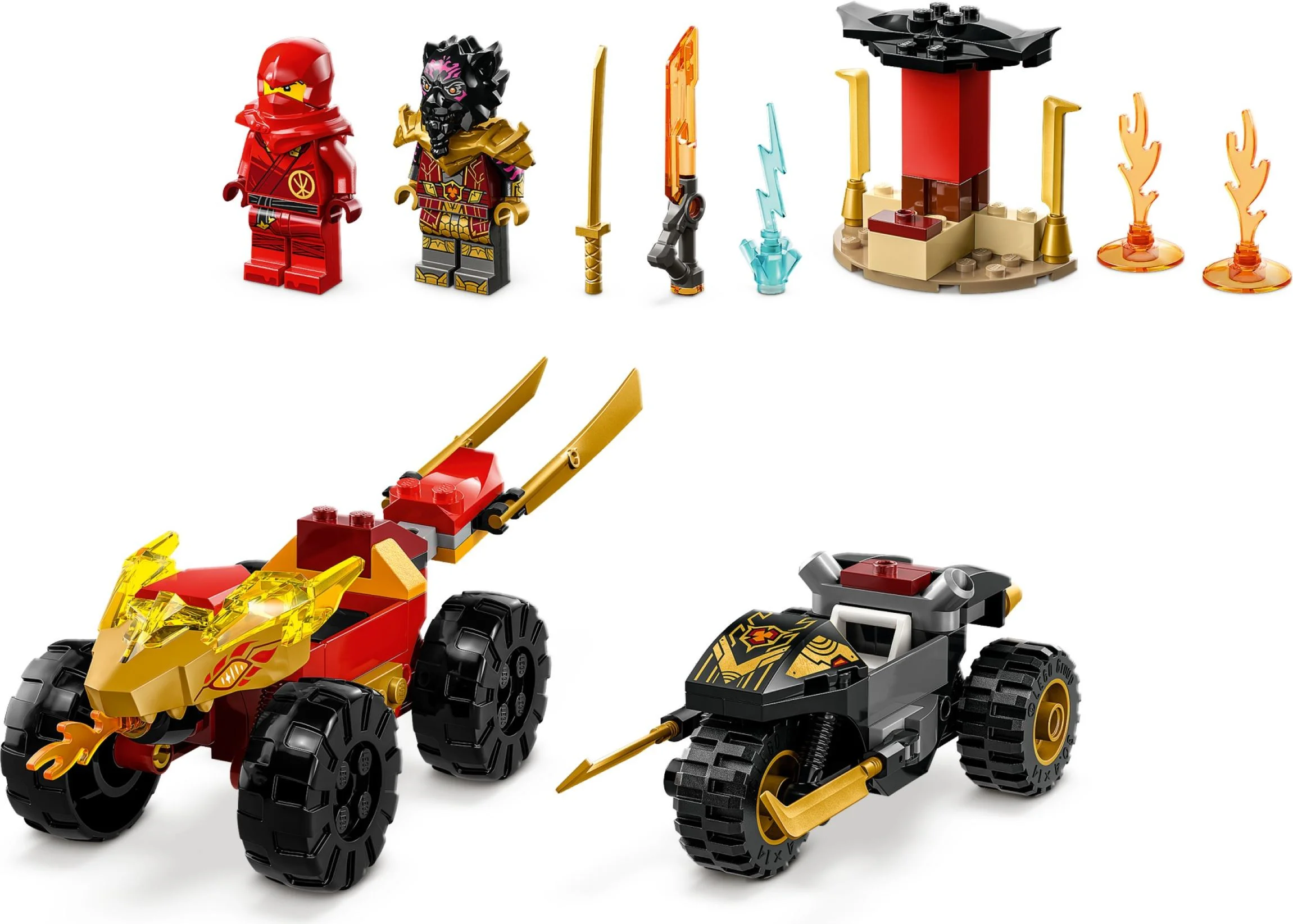 Kay and Lars fought for cars and motorcycles 乐高 LEGO 71789 image 6