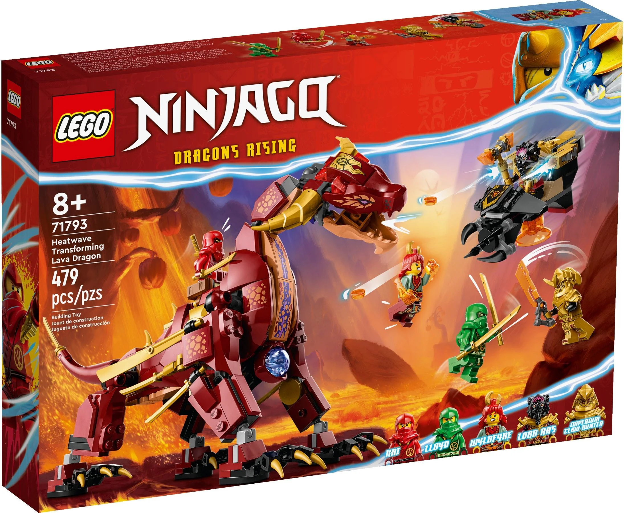 Thermal wave transforms the lava 乐高 LEGO 71793 image 3