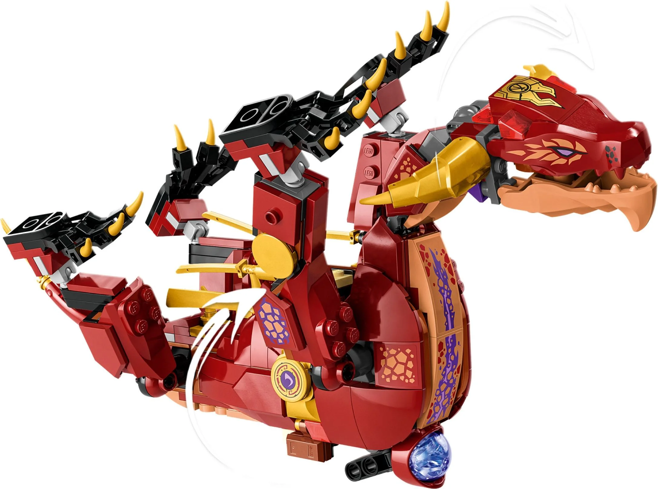 Thermal wave transforms the lava 乐高 LEGO 71793 image 6