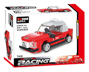 RV: Red taxi 迪库 DECOOL/酷小砖 BrickCool 22020 image 1