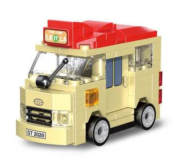 Returners: khaki-coloured buses DECOOL/BrickCool 22025