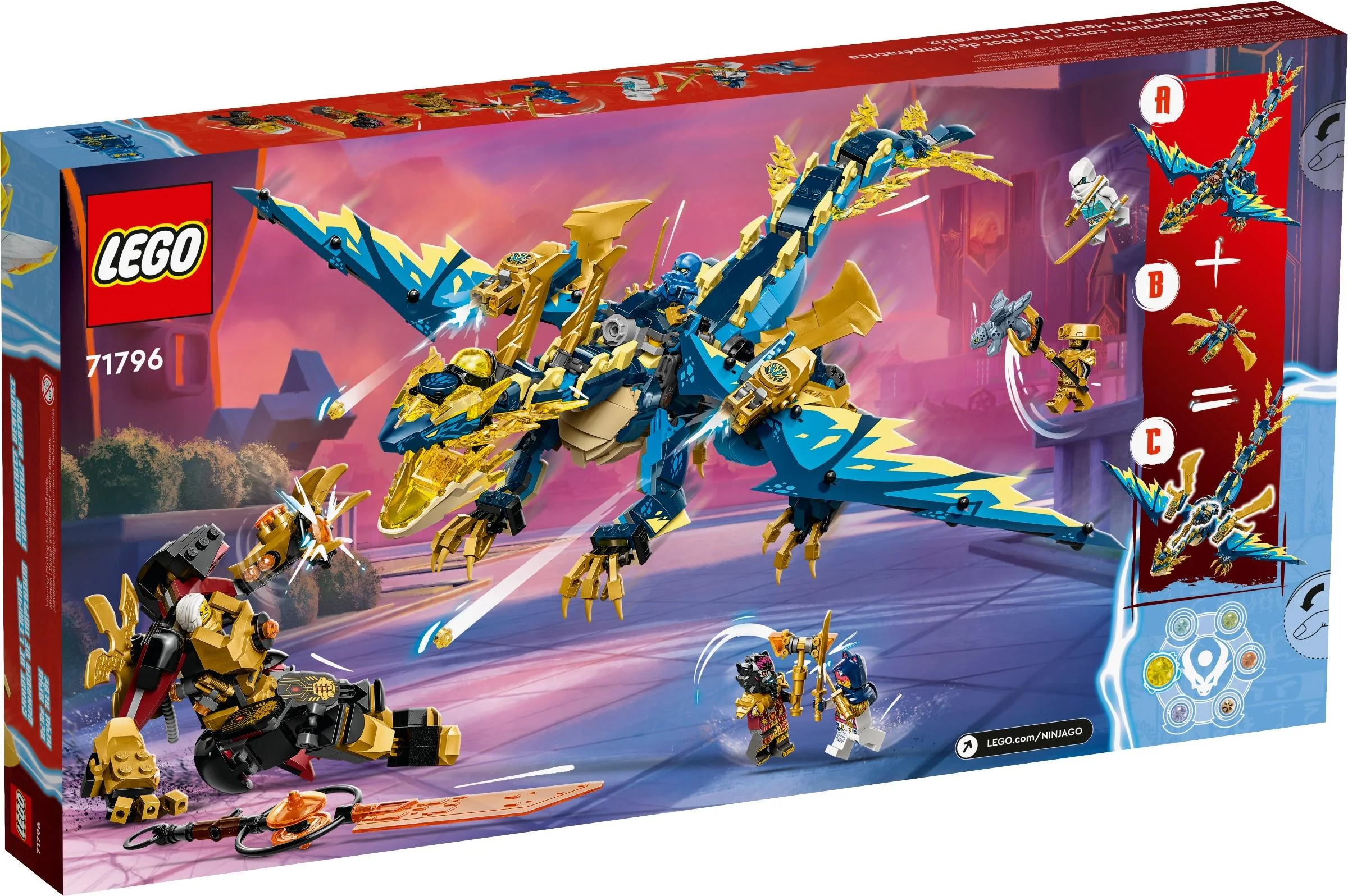 The Element Dragon War Queen Armor 乐高 LEGO 71796 image 6