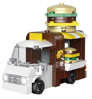Mini pick-up: mobile Hamburger 迪库 DECOOL/酷小砖 BrickCool 22045