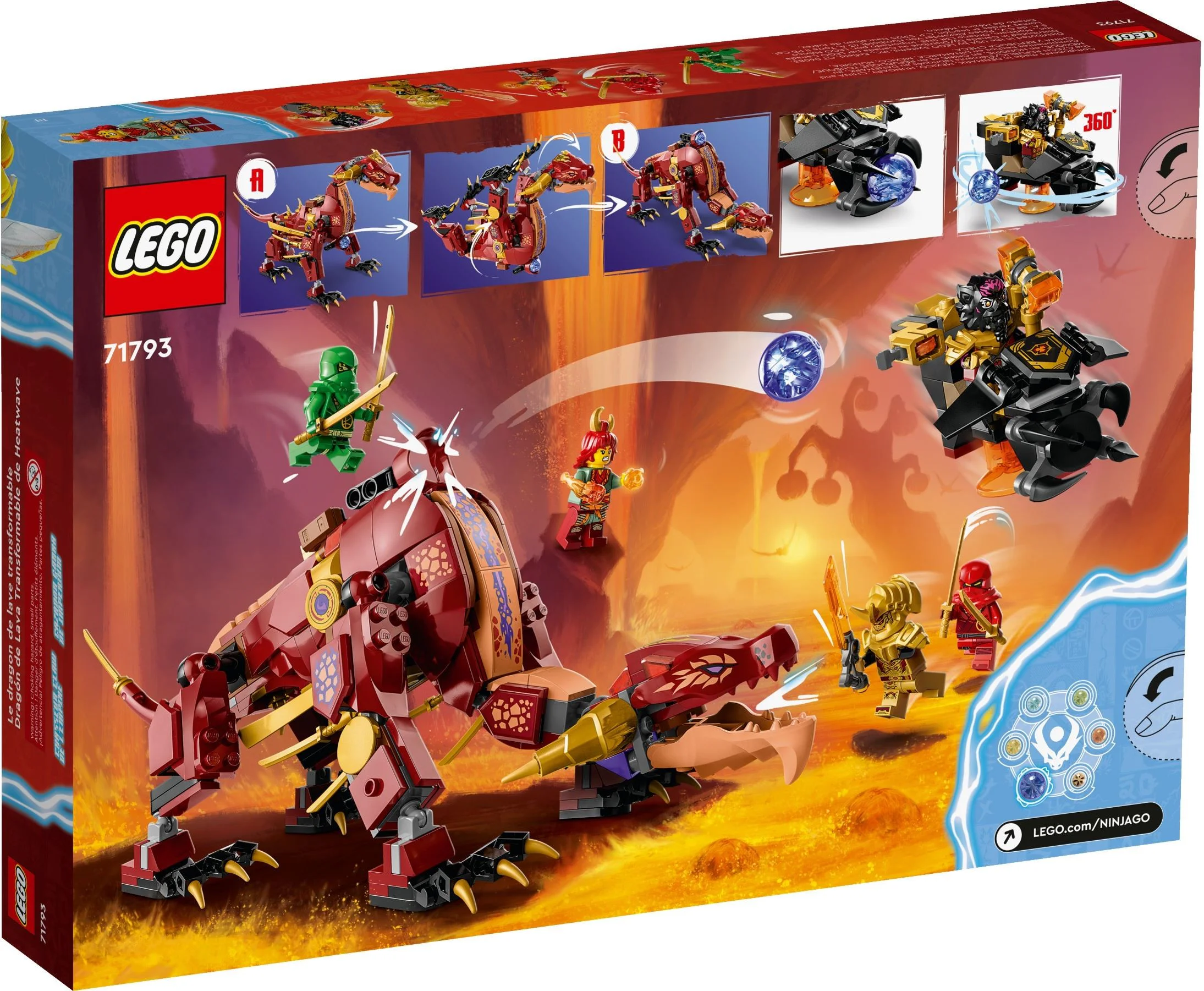 Thermal wave transforms the lava 乐高 LEGO 71793 image 10