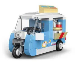 Mini pick-up vehicle: mobile stand-up tricycle