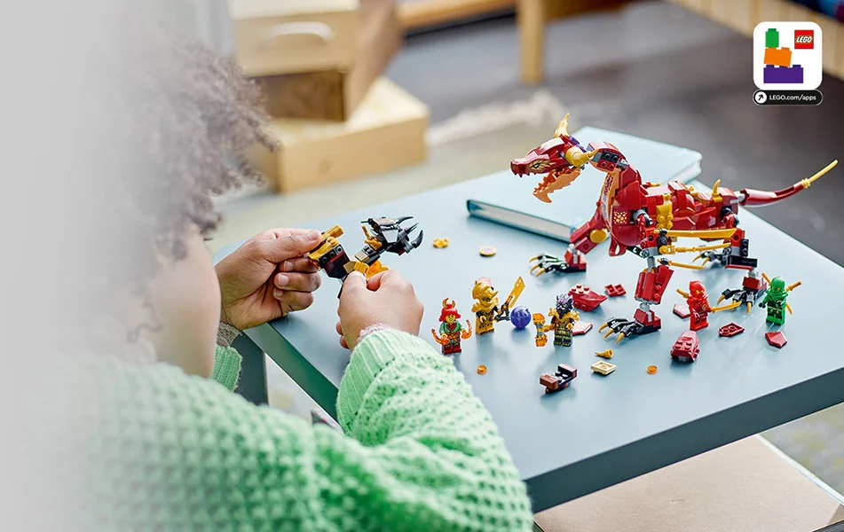 Thermal wave transforms the lava 乐高 LEGO 71793 image 12