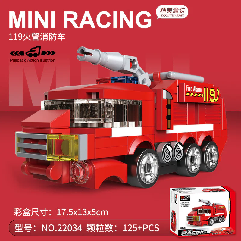 Mini Recycle: 119 Firefighter 迪库 DECOOL/酷小砖 BrickCool 22034 image 2