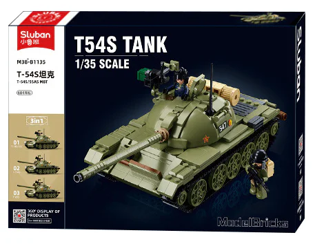 T54S MEDIUM TANK 小鲁班 Sluban M38-B1135 image 1