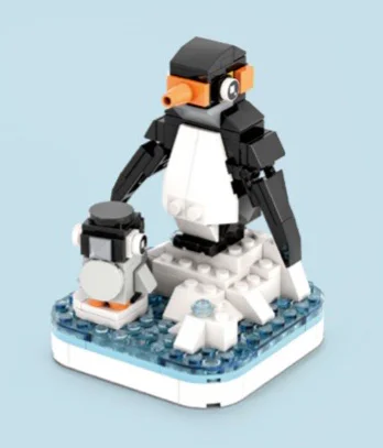 Birds: penguins 万格 WANGE/乐博士 Dr.Luck 1606 image 1