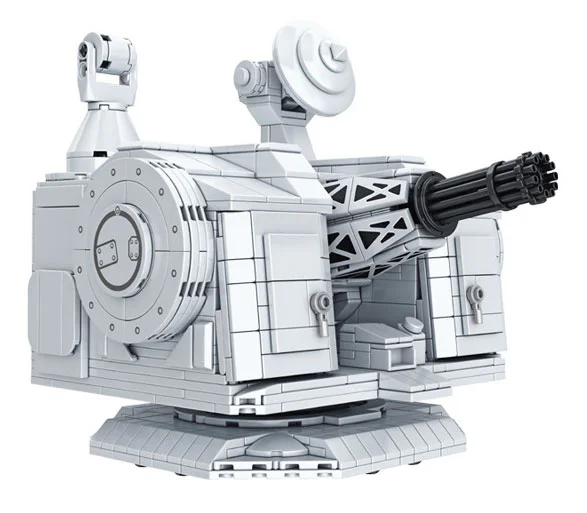 MILITARY ENGINEERING AND TECHNOLOGY: 1130 NEAR ANTI-AIRCRAFT GUNS (H/PJ-11, 11-BARREL 30 MM) 潘洛斯 PANLOSBRICK 628012