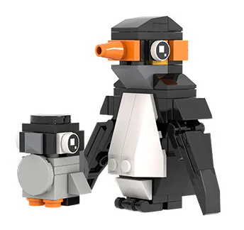 Birds: penguins 万格 WANGE/乐博士 Dr.Luck 1606 image 2