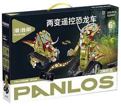 Two-to-two remote-controlled dinosaur car, Triceratops