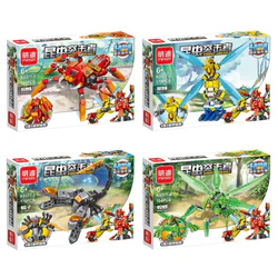 Insect strikers, four combinations, spiders, bees, scorpions, mantis