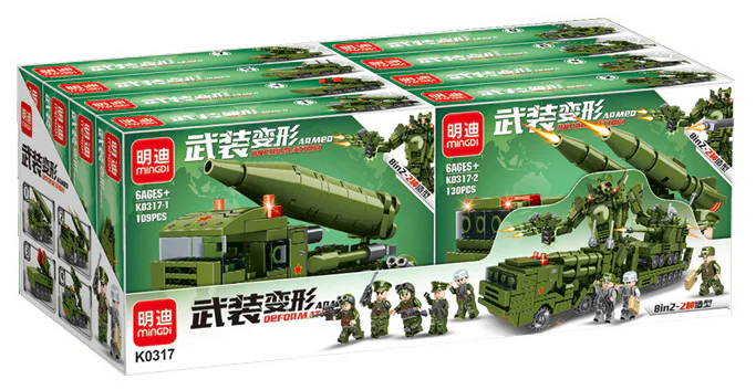 Armed deformation: armed missile vehicle, armed aircraft section 8 明迪 minGDi/磊宝 LEIBAO K0317