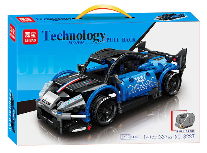 Back-to-back, tech-to-back, blue 明迪 minGDi/磊宝 LEIBAO 8227 image 1