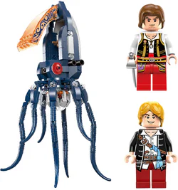 The legendary pirate: the robot squid