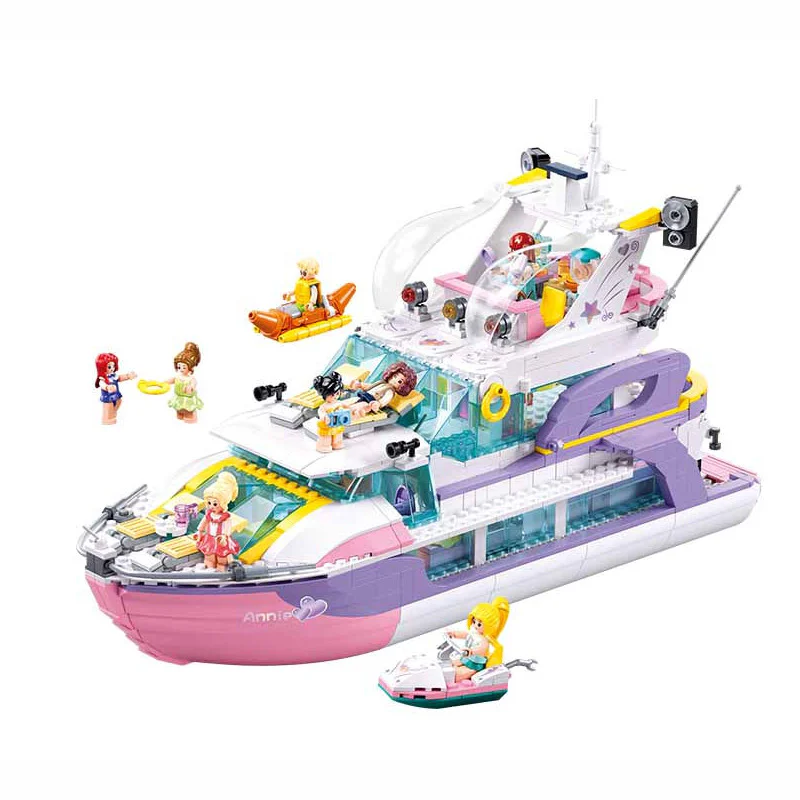 The pink dream: the yacht party, the prom yacht 小鲁班 Sluban M38-B1167