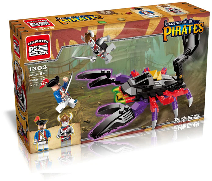 The legendary pirates: the giant scorpion of terror 启蒙 QMAN/ENLIGHTEN/Keeppley 1303 image 4